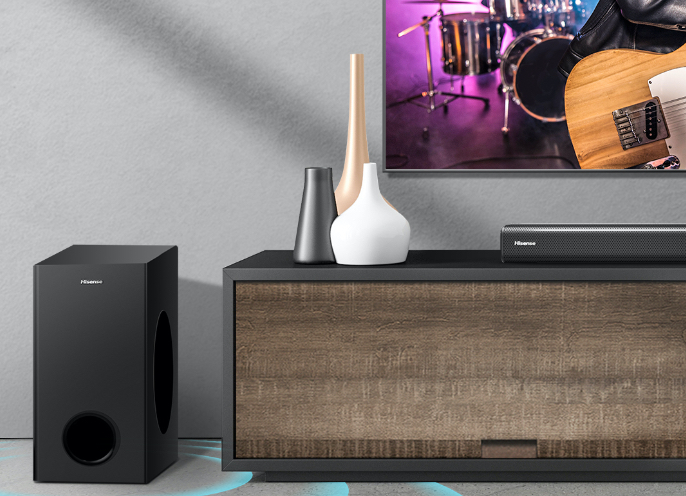 Hisense HS218 Soundbar - HS218 Soundbar and Subwoofers